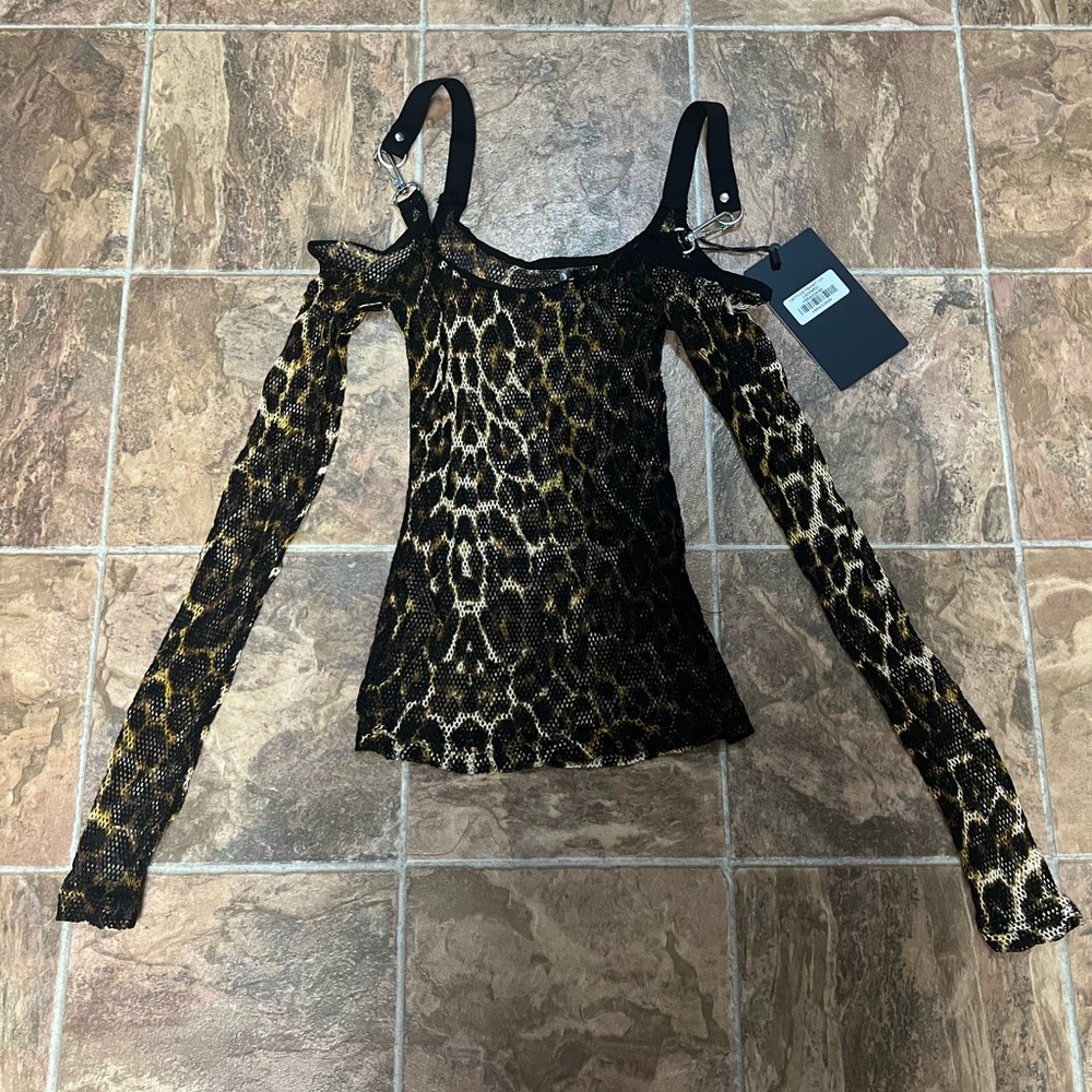 Killstar catitude fishnet top